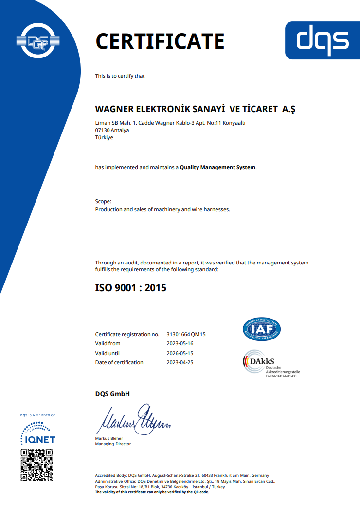 ISO9001 Certificate